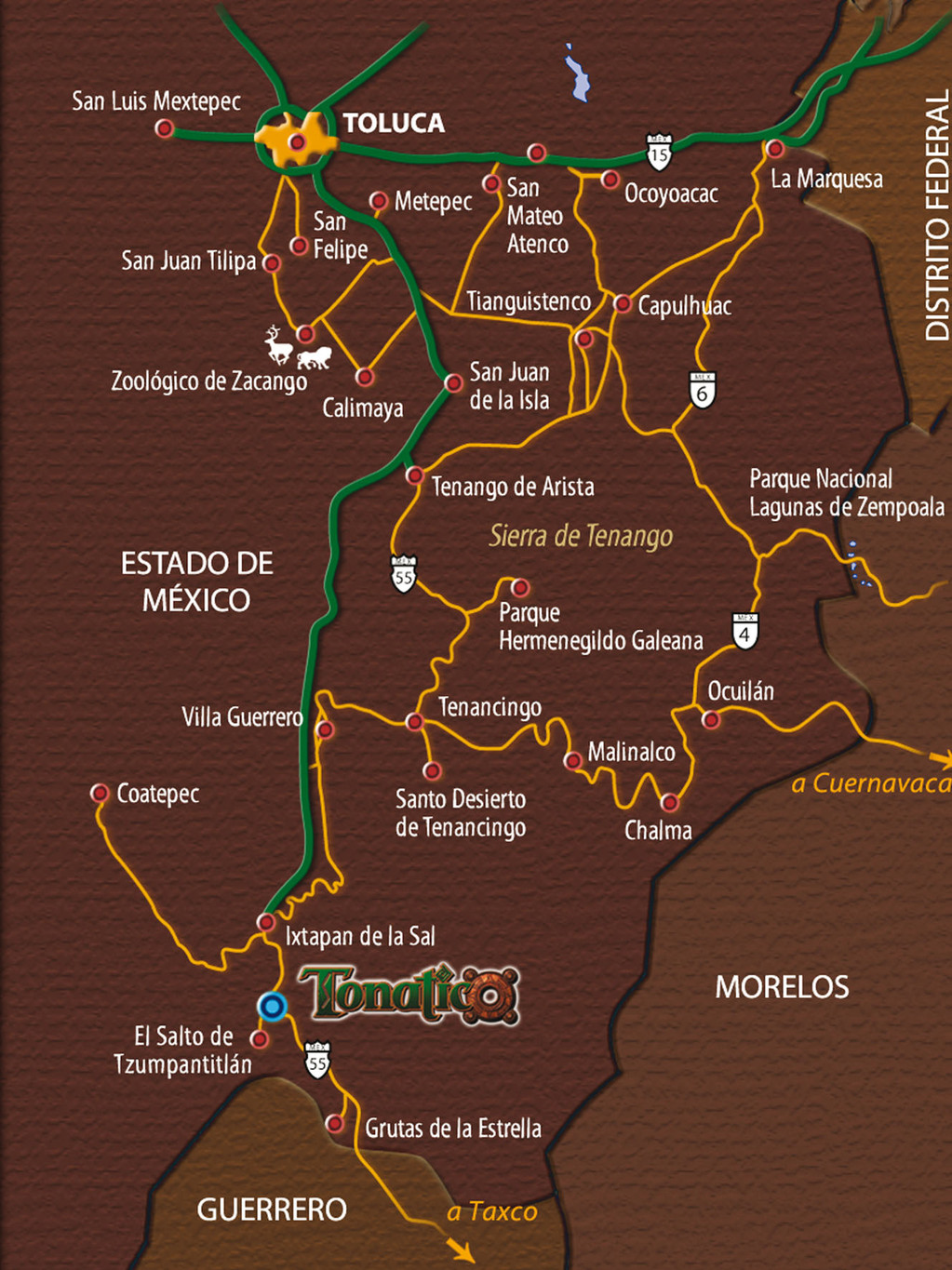 CONOCER MÉXICO POCO A POCO Tonatico, cerca de Ixtapan de la Sal