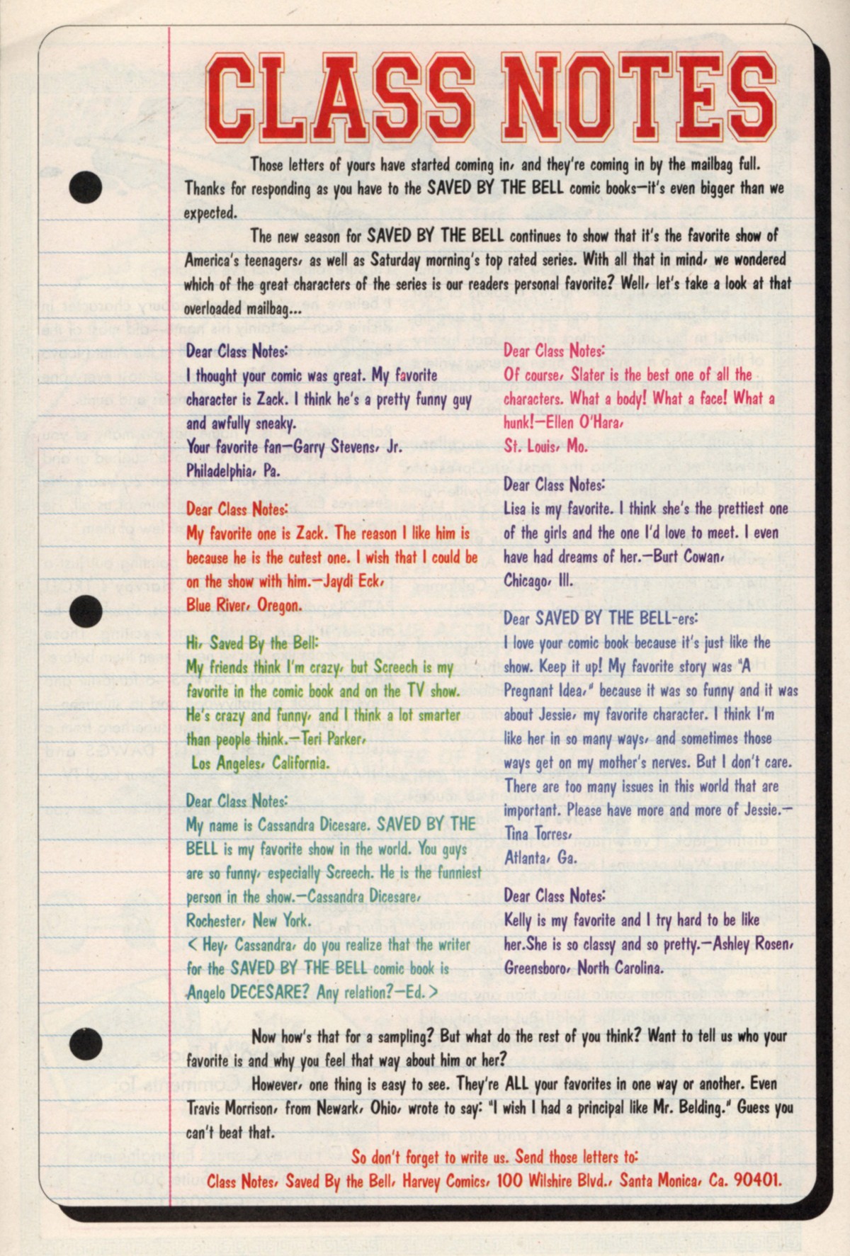 Read online Saved By The Bell comic -  Issue #4 - 33