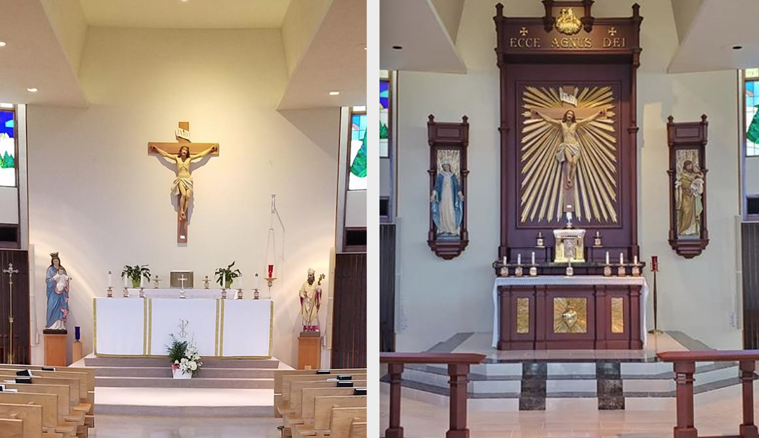 Before and After St. Martin's in Tower, Minnesota Liturgical Arts
