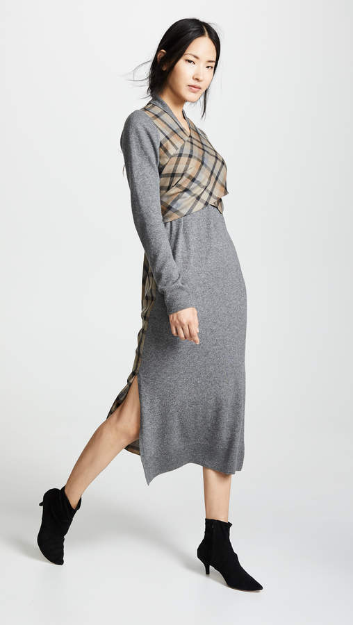 GOEN.J Wrap Knit Dress