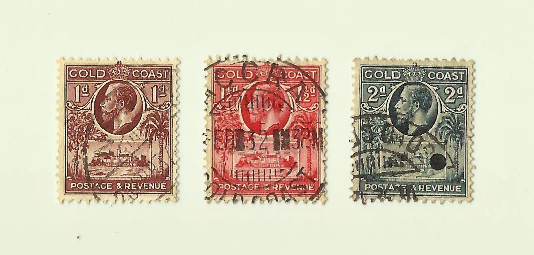 mizan matawang dan setem: Old Stamps Of British Gold Coast ( Africa ...