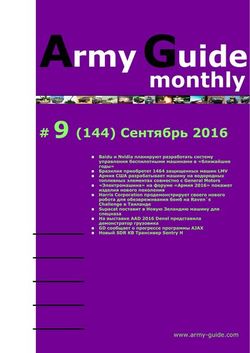   <br>Army Guide monthly (№9  2016) <br>   