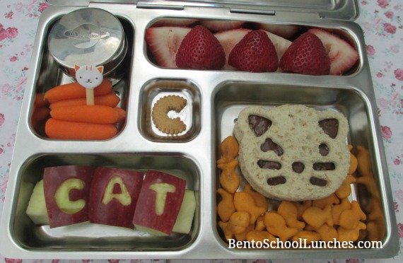 CAT lunch, CuteZCute, bento school lunches