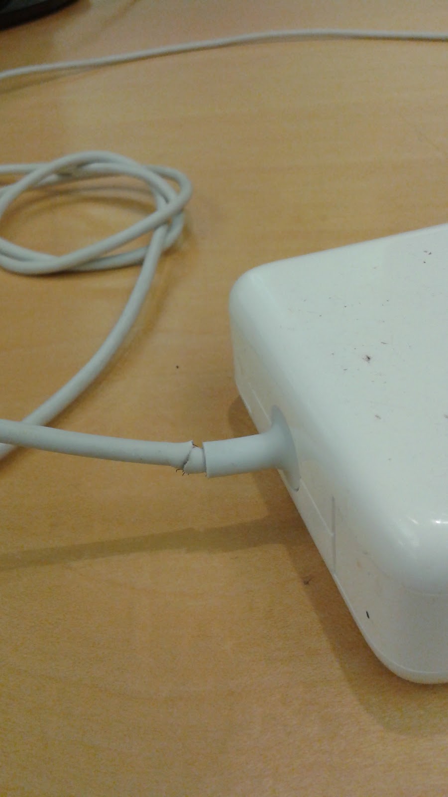 The Obsessive Researching Mommy Frayed, Broken MacBook Pro Magsafe 60W