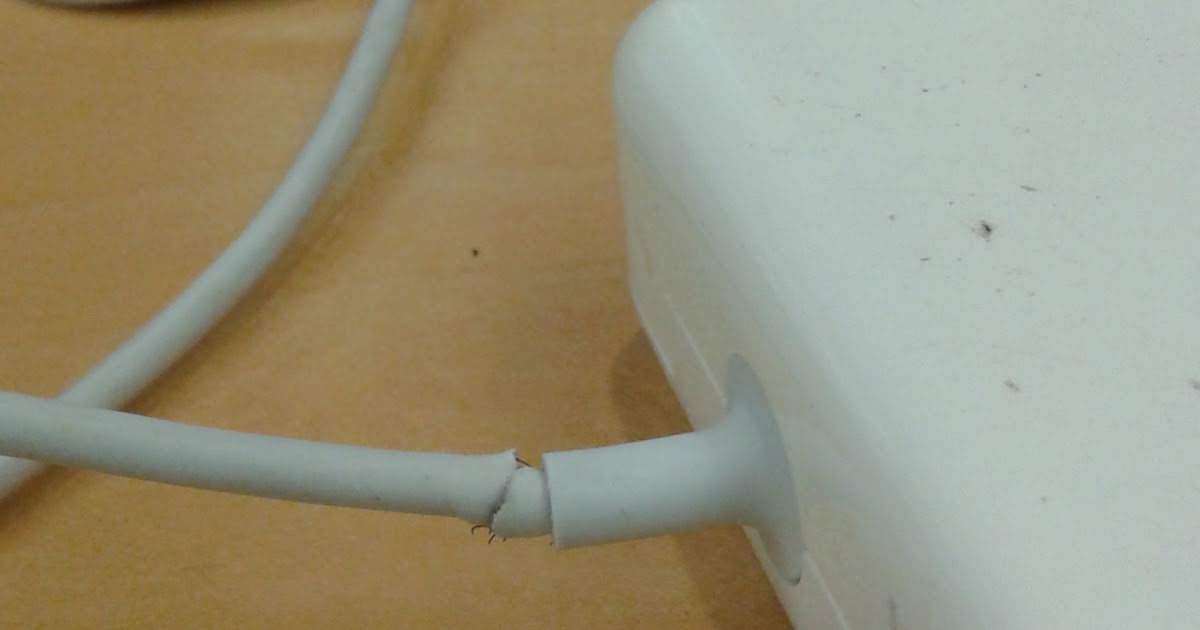 The Obsessive Researching Mommy Frayed, Broken MacBook Pro Magsafe 60W