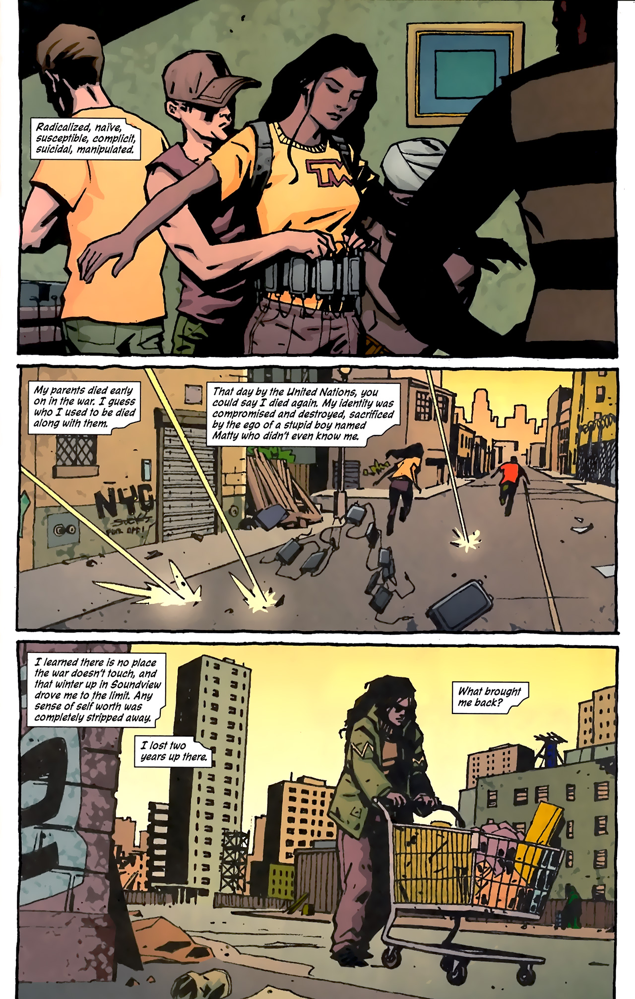 Read online DMZ (2006) comic -  Issue #57 - 11