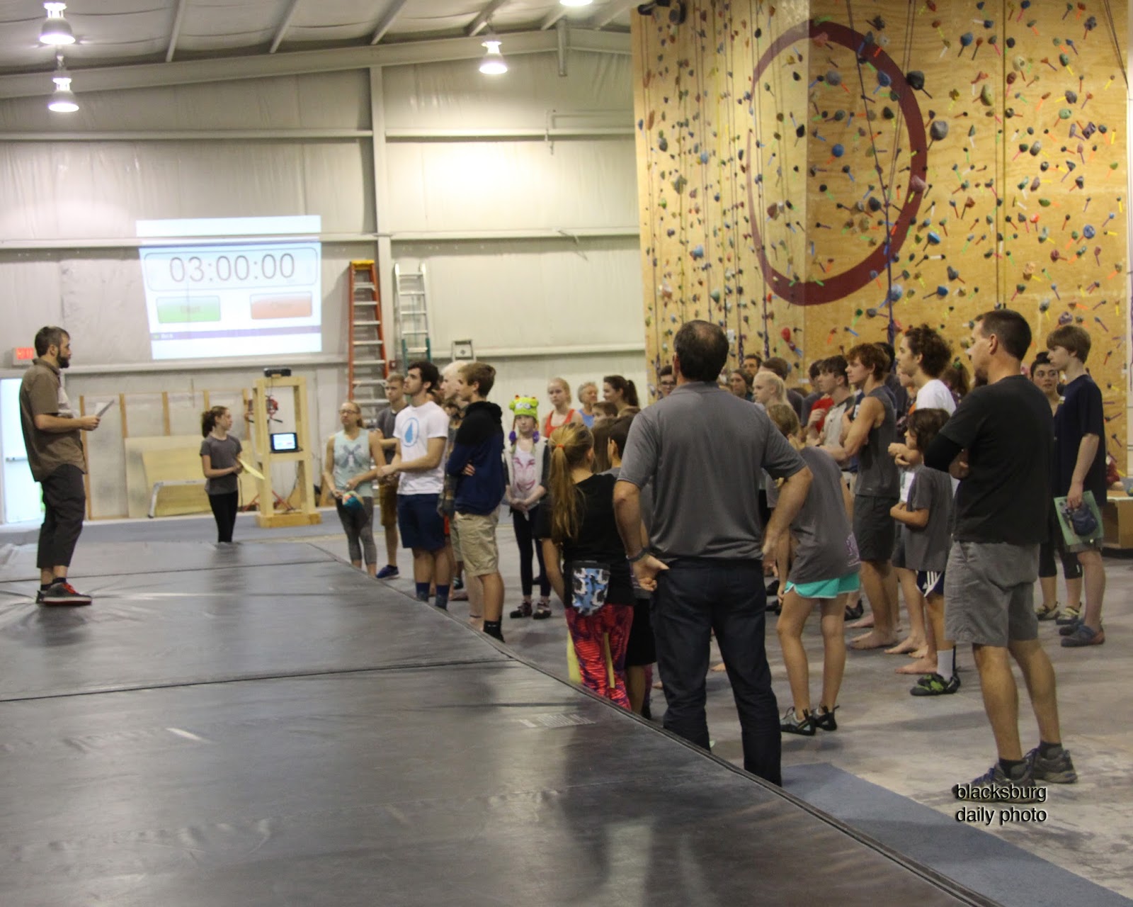 Blacksburgdailyphoto Indoor Climbing Competition at Crimper's Climbing Gym