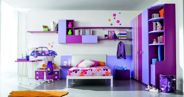Дизайн дитячої кімнати з книжковою шафою