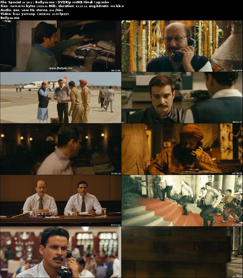 Special 26 2013 DVDRip 400MB Full Hindi Movie Download 480p