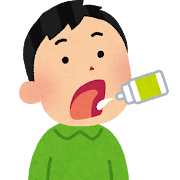 舌下免疫療法のイラスト