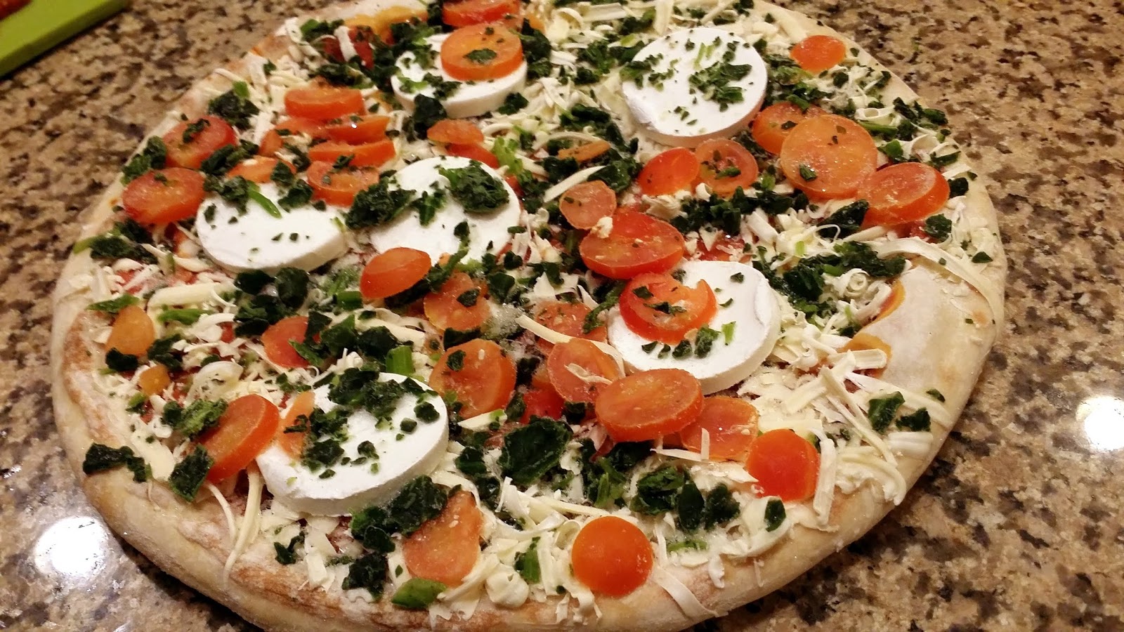 Pizza Quixote Review Specially Selected Stone Baked Pizza Spinach