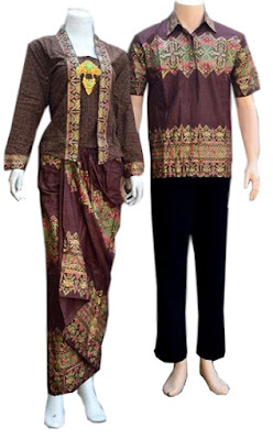 model  baju batik couple