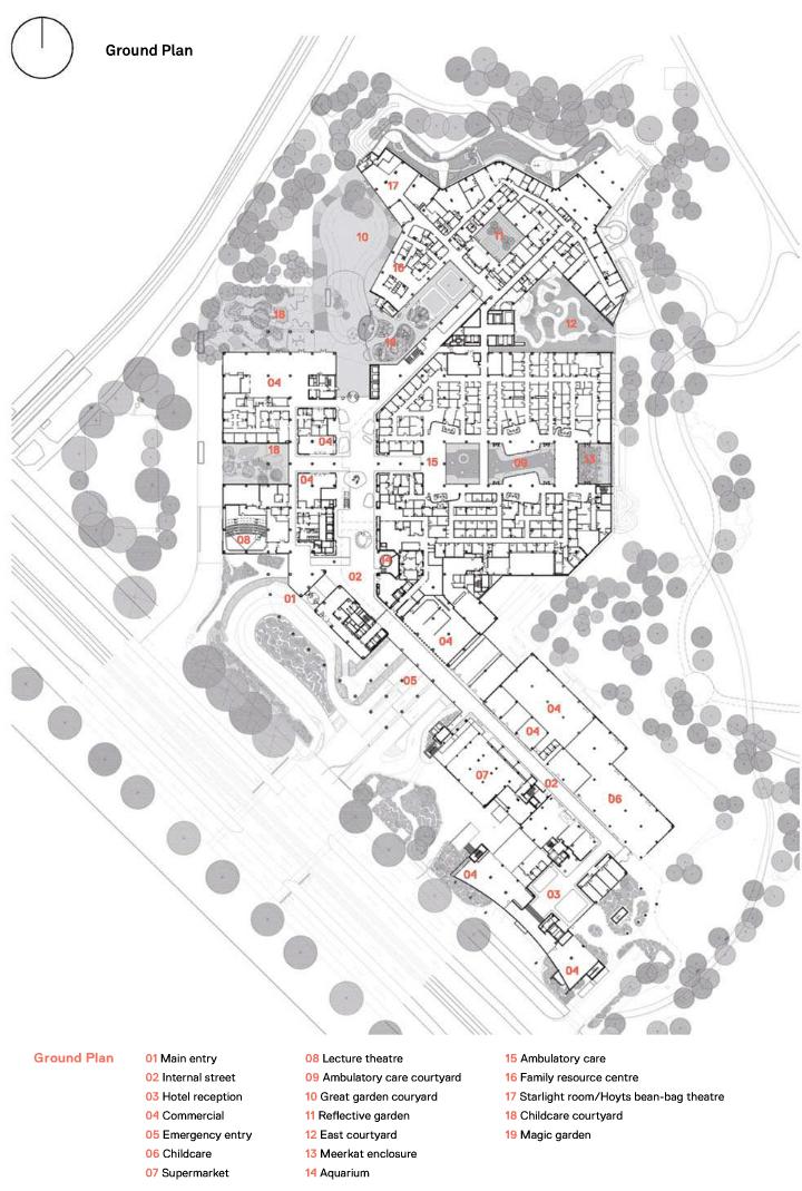 Novel Architecture Royal Children's Hospital