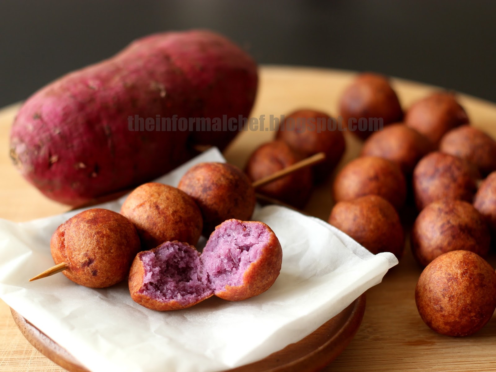 The Informal Chef Purple Sweet Potato Balls ????????????