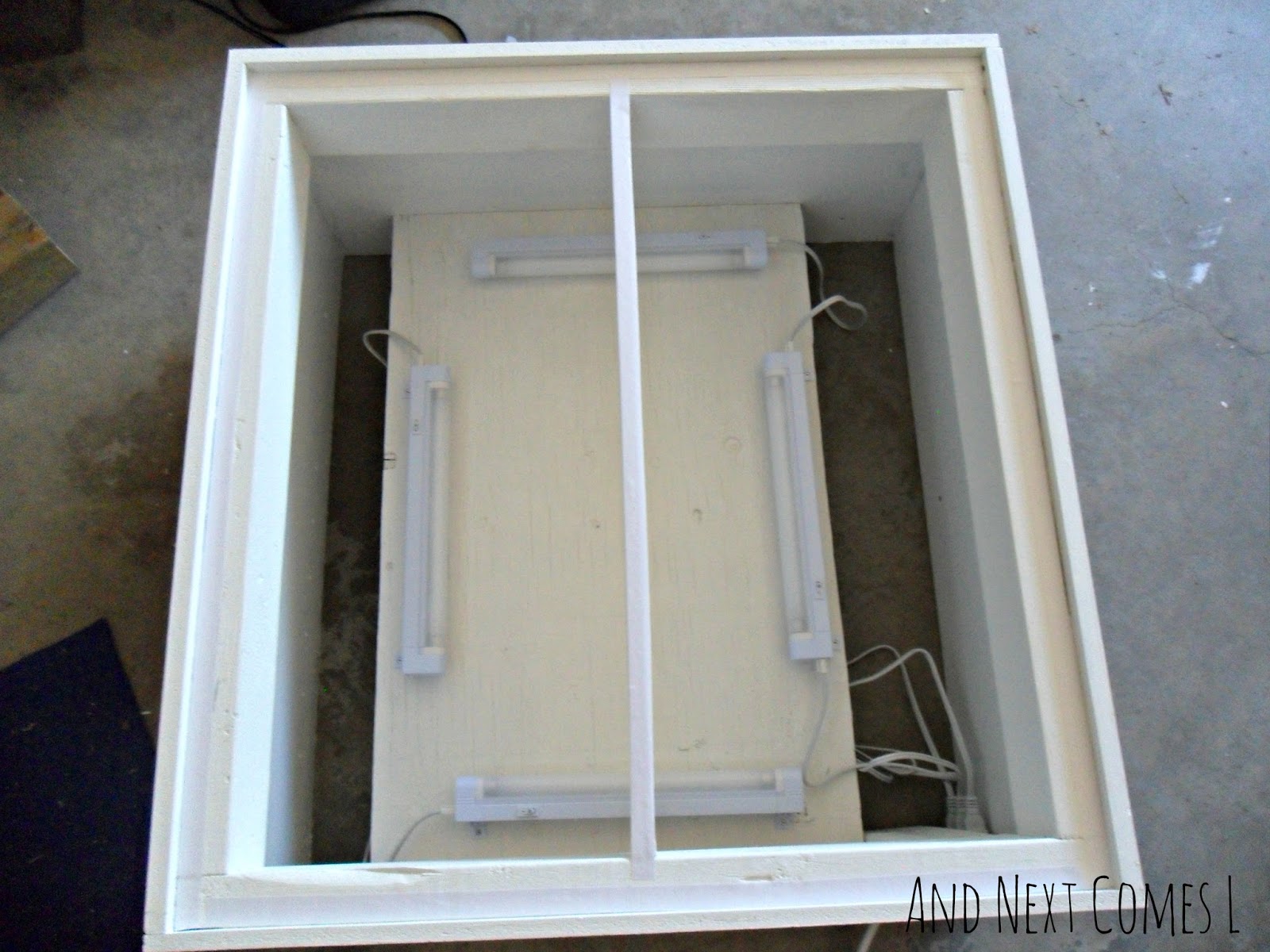 DIY Light Table Box Directions