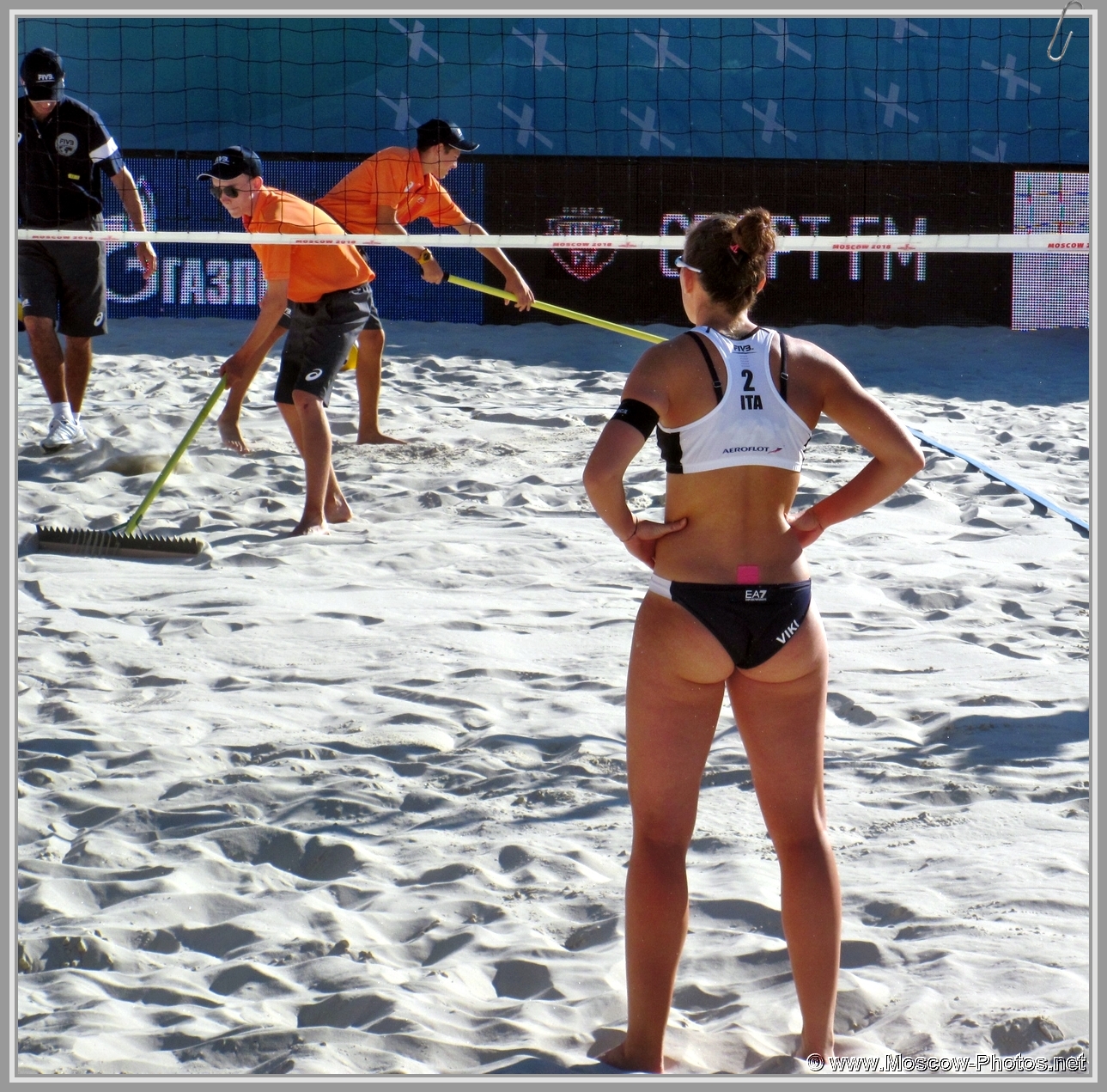 Viktoria Orsi Toth at FIVB Beach Volleyball World Tour in Moscow 2018