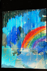 rain watercolor resist winter activity spring weather class smart projects activities kindergarten project preschool preschoolers classroom lesson supplyme lessons rainbow