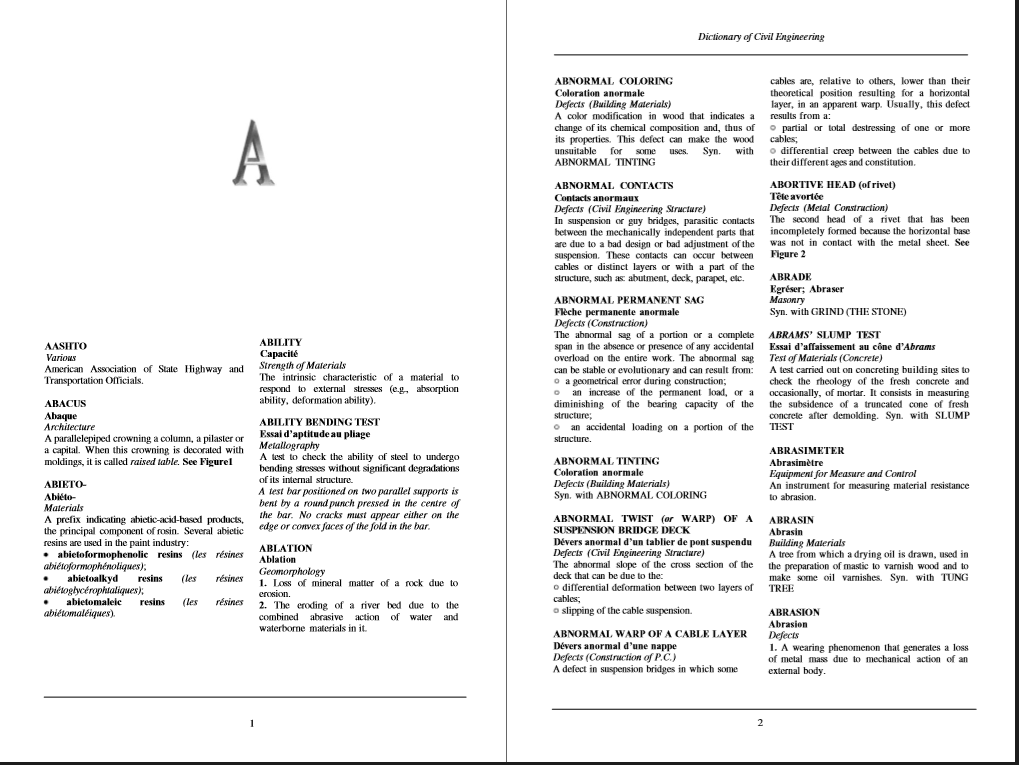 DICTIONARY OF CIVIL ENGINEERING by JeanPaul Kurtz Free Download PDF