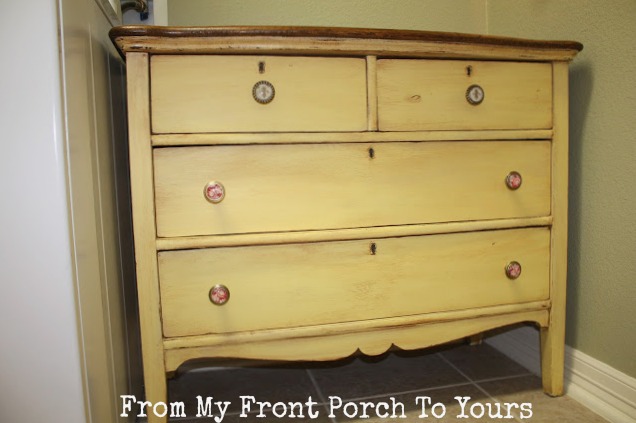 From My Front Porch To Yours Vintage Dresser Redo Take 2