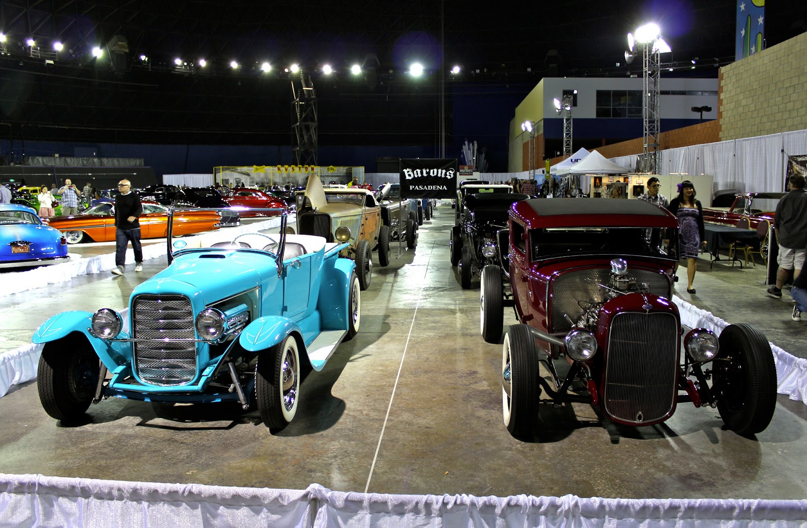 Covering Classic Cars Ink & Iron Car Show 2013 at the Queen Mary