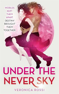 UK book cover for Under the Never Sky by Veronica Rossi