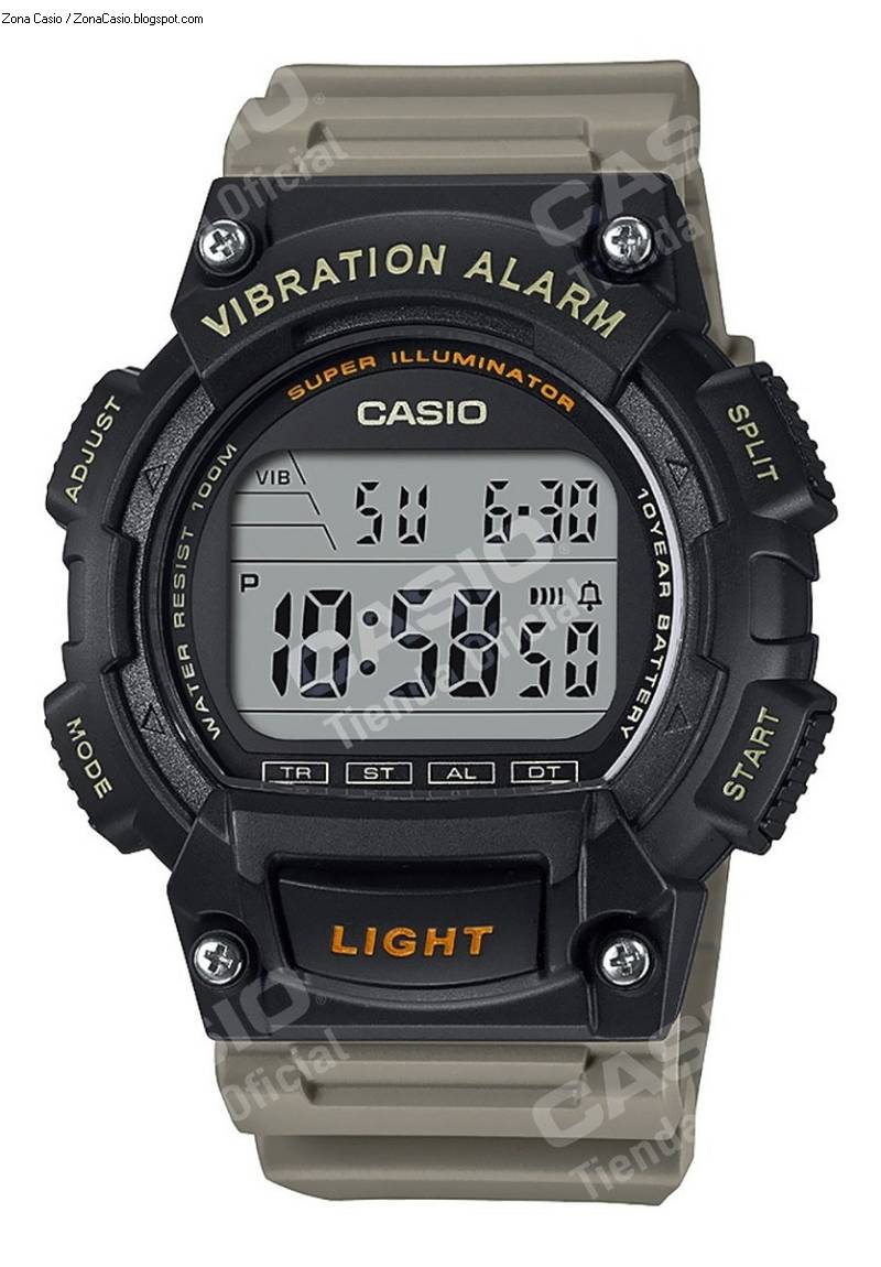 Zona Casio: Nuevo Casio W-736H-5AV de correa beige