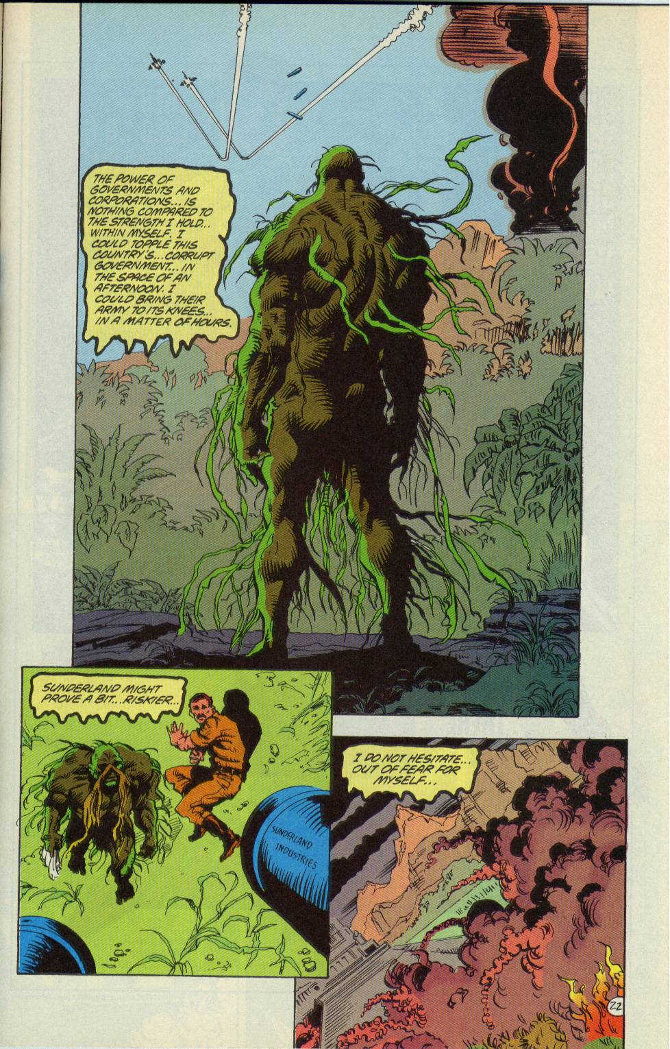 Read online Swamp Thing (1982) comic -  Issue #124 - 23