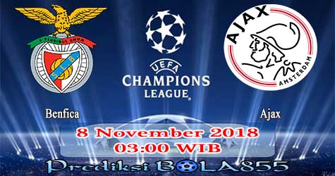Prediksi Bola855 Benfica vs Ajax 8 November 2018 Prediksi Bola855 Benfica vs Ajax 8 November 2018