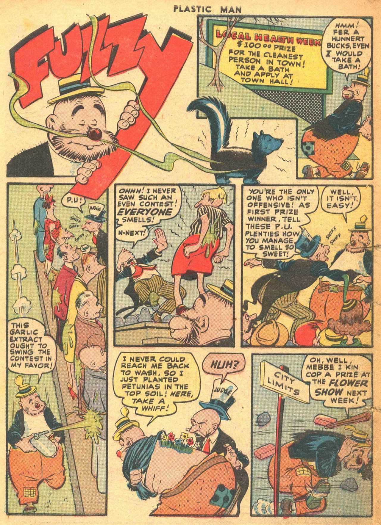 Read online Plastic Man (1943) comic -  Issue #7 - 50