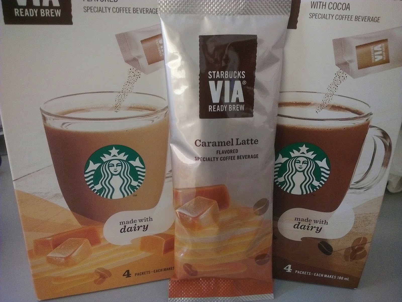 Roast, Grind, Brew Starbucks VIA Ready Brew Latte Series