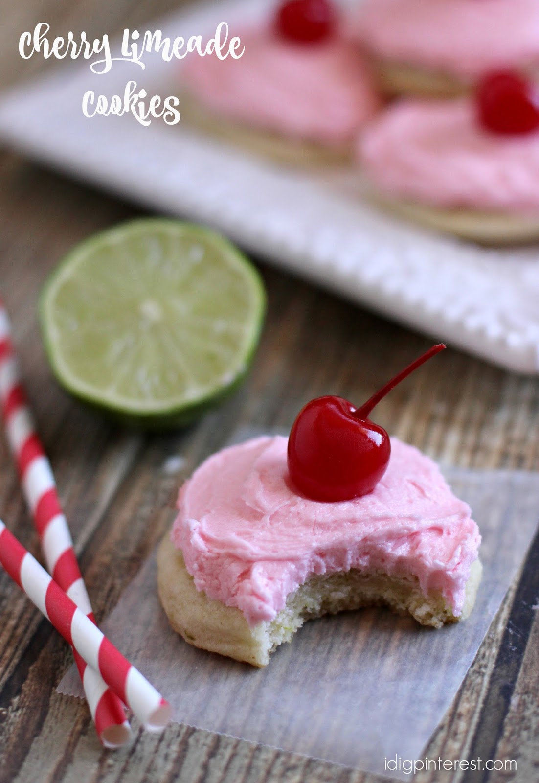 Cherry Limeade Cookies