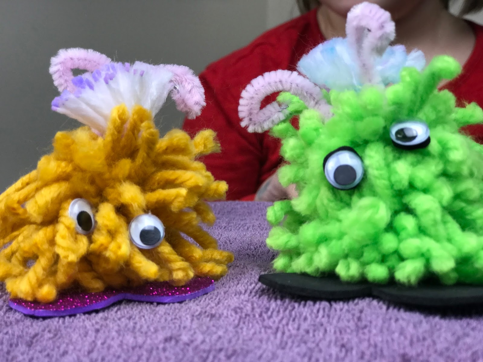 DIY Easy Love Bug Yarn Craft For Kids Dresses And Messes