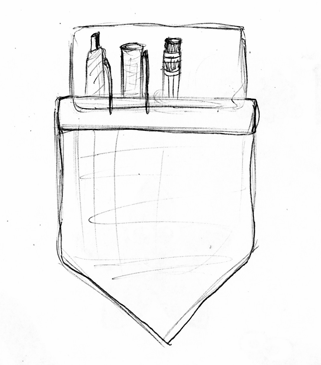D's Sketch Blog { 023 } pocket protectors
