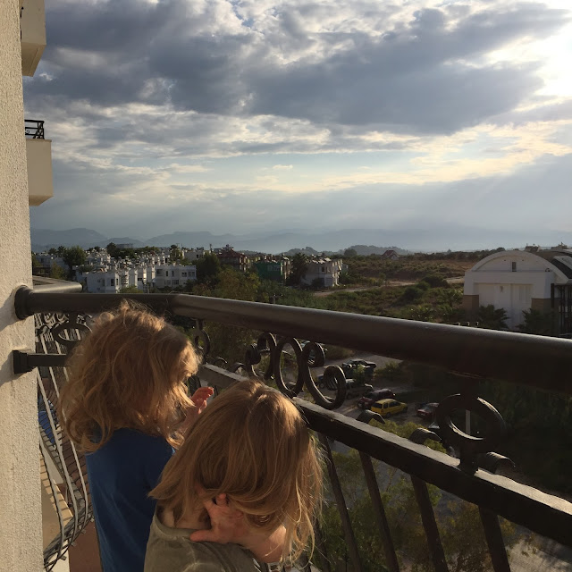 Angekommen - Blick vom Balkon Angekommen - Blick vom Balkon