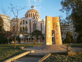 το μνημείο Κύριλλου και Μεθόδιου στη Θεσσαλονίκη