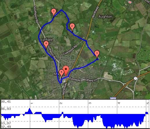 Maghull Meanders: Maghull Costa Loop