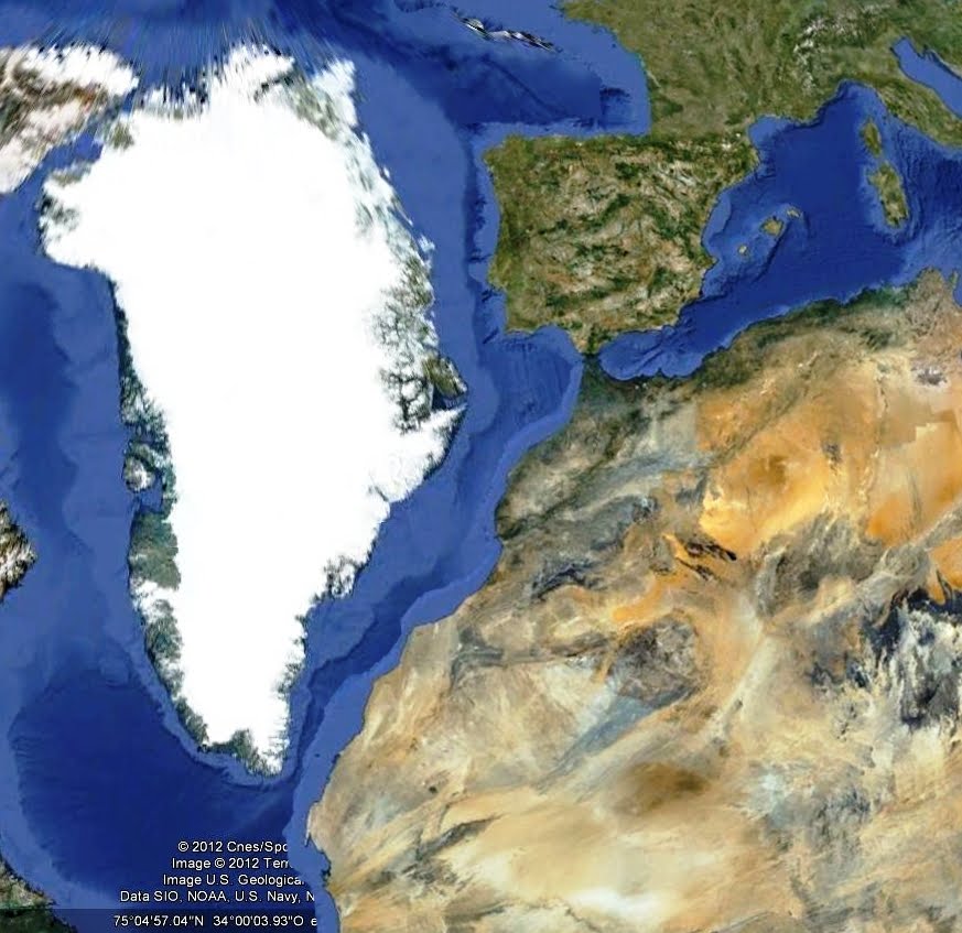 Grønland/Portugal/Spain/Morroco/Western Sahara/Mauritania