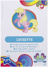 My Little Pony Wave 11 Luckette Blind Bag Card