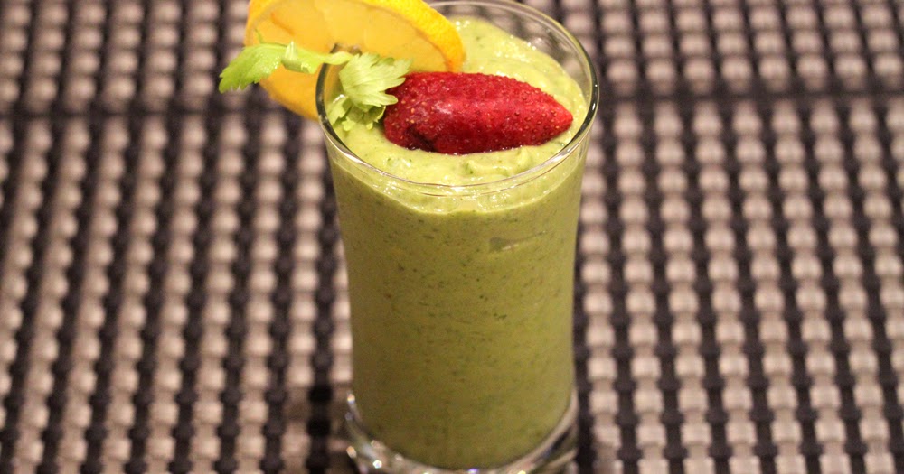 Kale Avocado Breakfast Smoothie