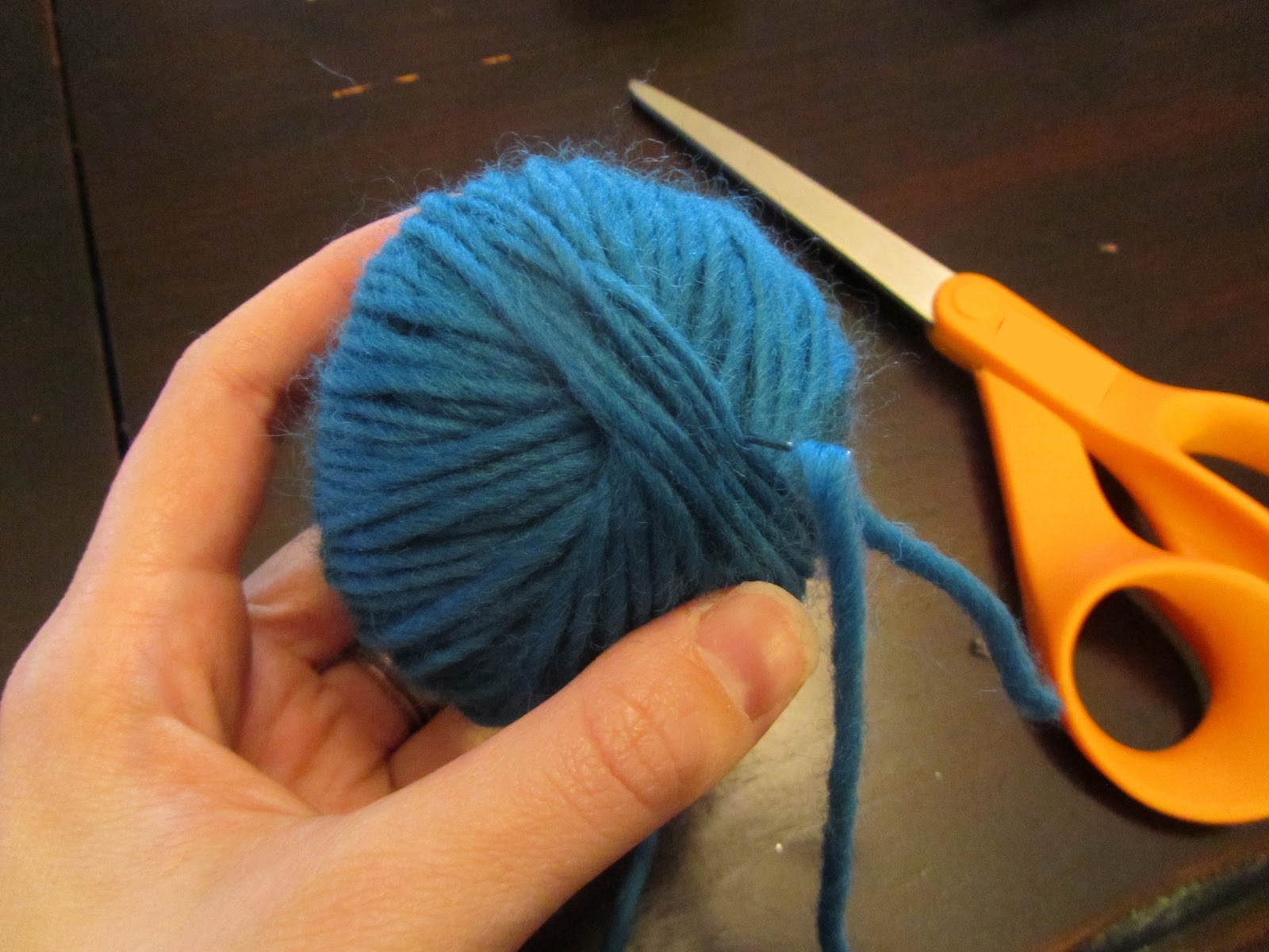 created blissfully Felt Dryer Balls Tutorial