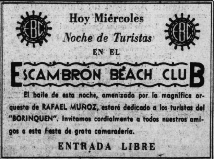Historia y Genealogia PR El Escambrón Beach Club de Puerto Rico
