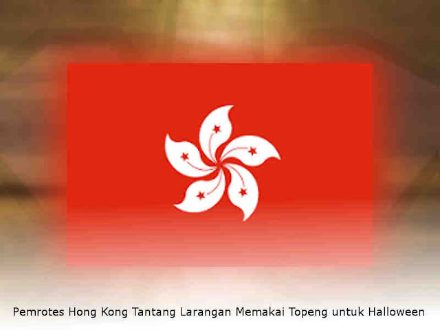 Pemrotes Hong Kong Tantang Larangan Memakai Topeng untuk Halloween Pemrotes Hong Kong Tantang Larangan Memakai Topeng untuk Halloween