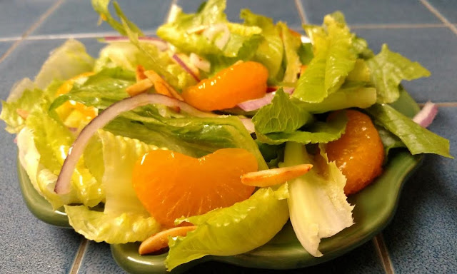 orange almond salad