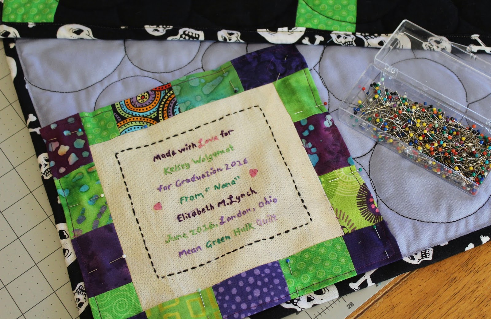 Ohio Thoughts How to Make a Quilt Label