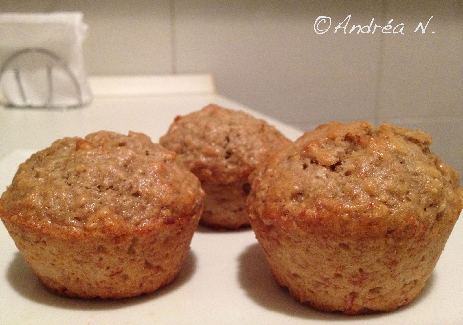 brazil nut Muffins de banana com aveia