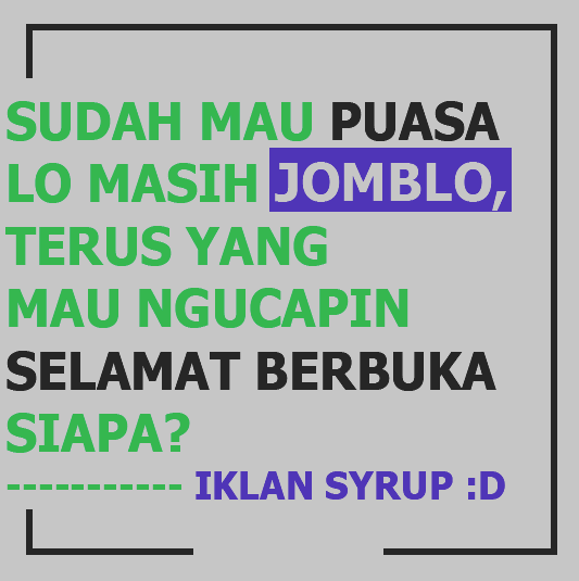 Sabar ya mblo. Emo Jomblo bulan puasa Sabar ya mblo. Emo Jomblo bulan puasa