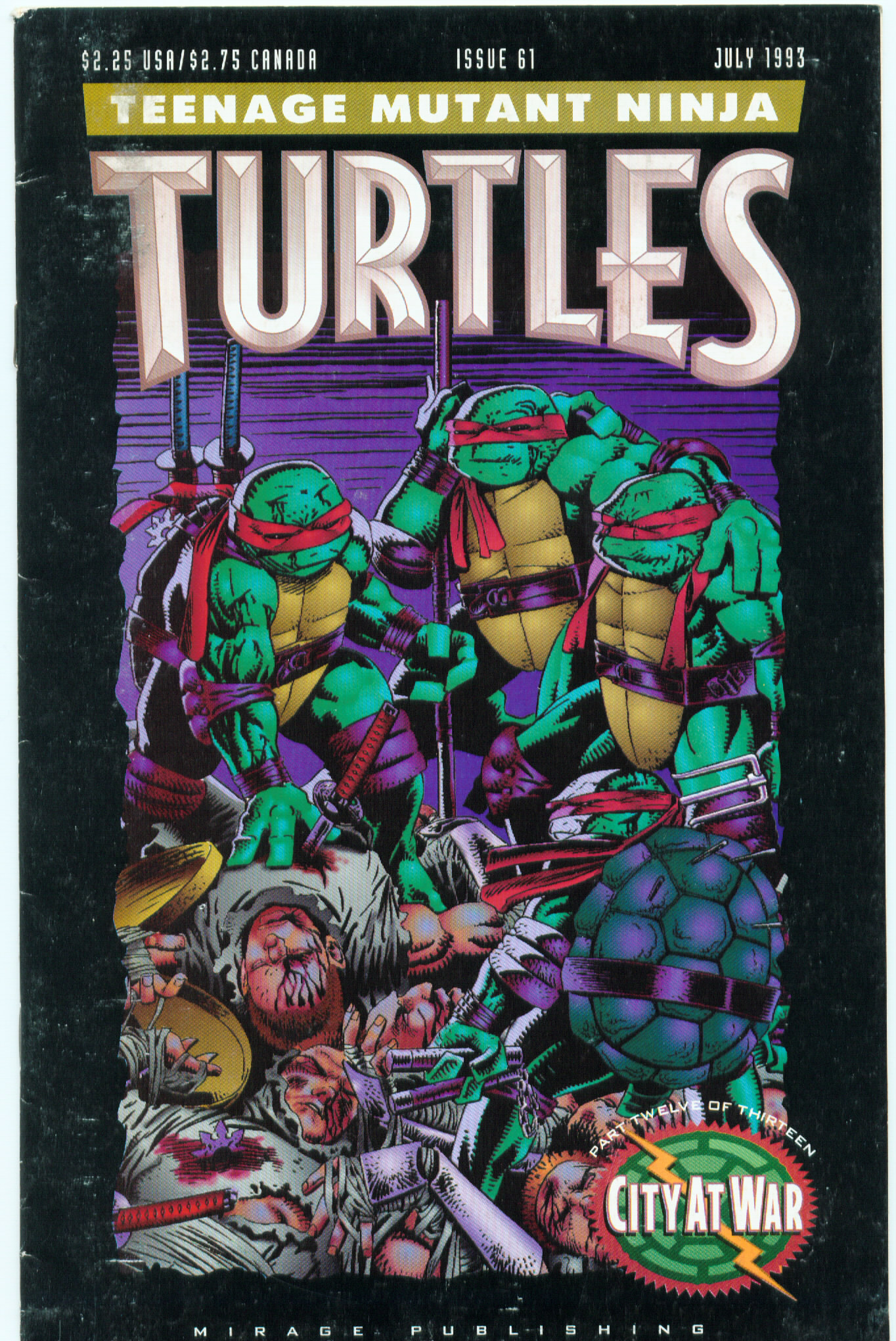 Read online Teenage Mutant Ninja Turtles (1984) comic -  Issue #61 - 1