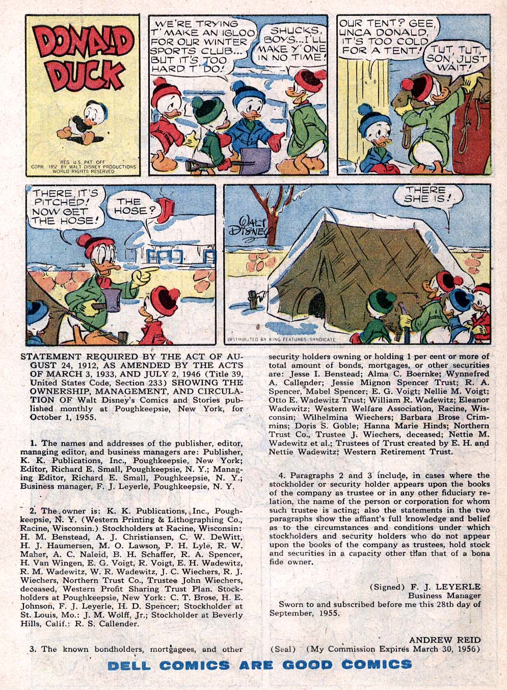 Read online Walt Disney's Comics and Stories comic -  Issue #183 - 34