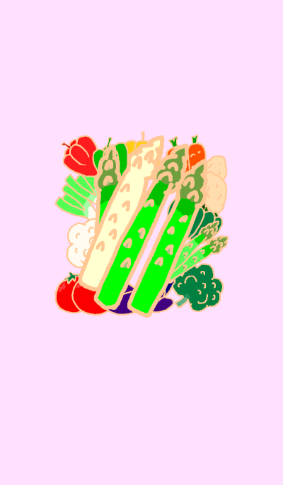 Theme Vegetable Series Asparagus