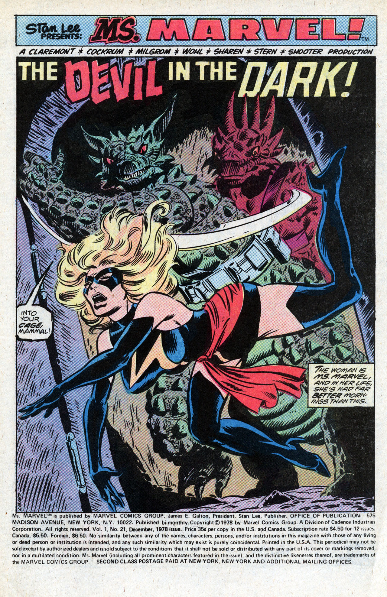 Ms. Marvel (1977) issue 21 - Page 3